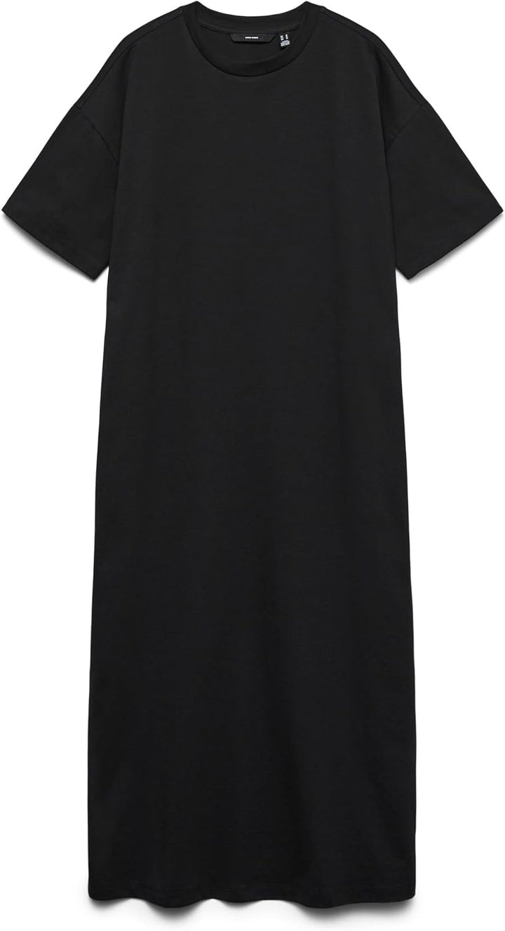 VERO MODA Damen Vmmolly Ss Oversize Calf Dress Noos Kleid XL Snow White, XL Snow White
