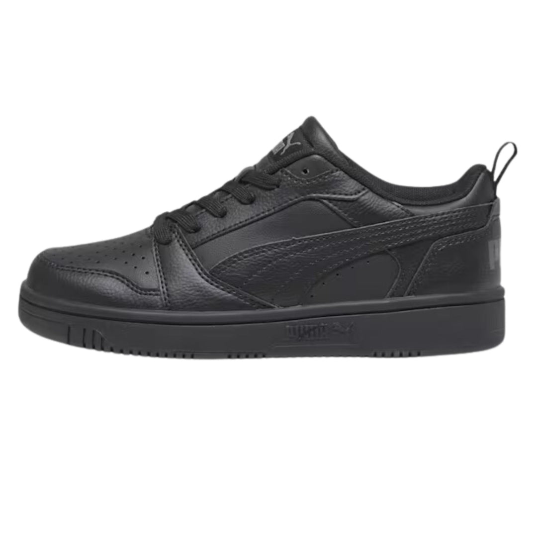 PUMA Unisex Kinder Rebound V6 Lo Jr Sneaker 37.5 EU Schwarz Grau Black Shadow Gray, 37.5 EU Schwarz