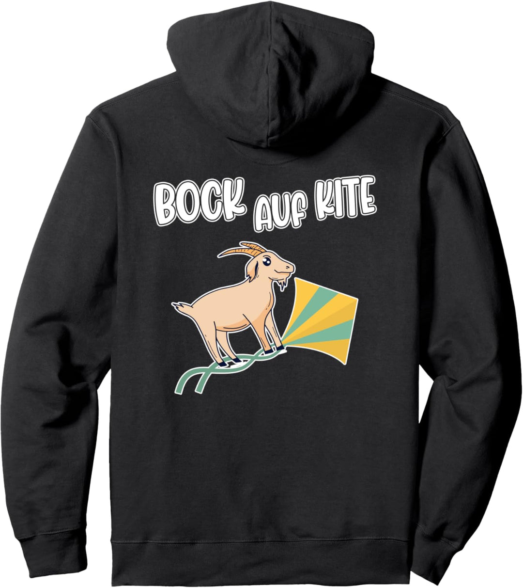 Herren Kitesurfen Männer Kiten Kiter, Bock Auf Kite Pullover Hoodie
