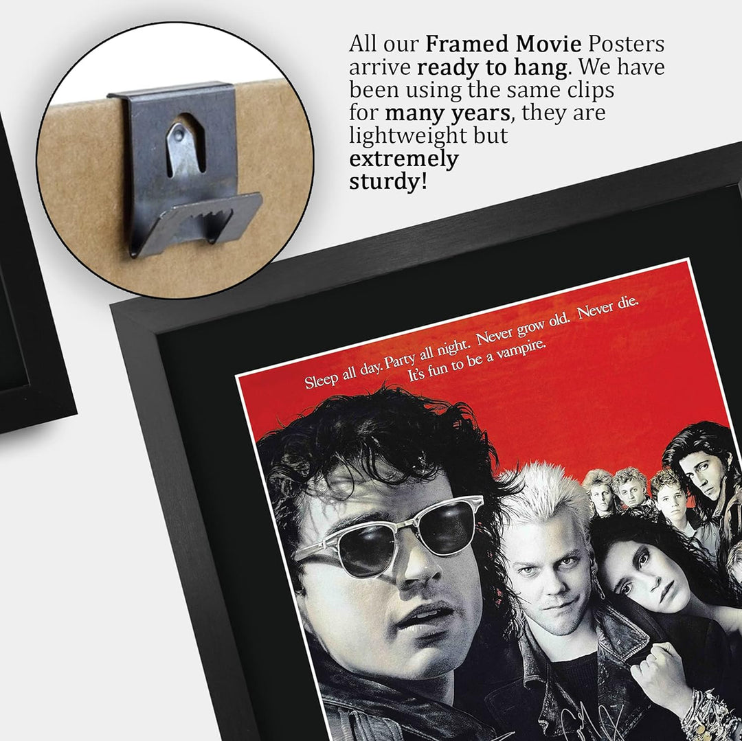 HWC Trading FR A3 The Lost Boys Filmplakat Corey Feldman, Kiefer Sutherland Gifts Printed Poster Sig