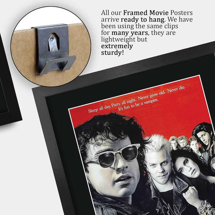 HWC Trading FR A3 The Lost Boys Filmplakat Corey Feldman, Kiefer Sutherland Gifts Printed Poster Sig