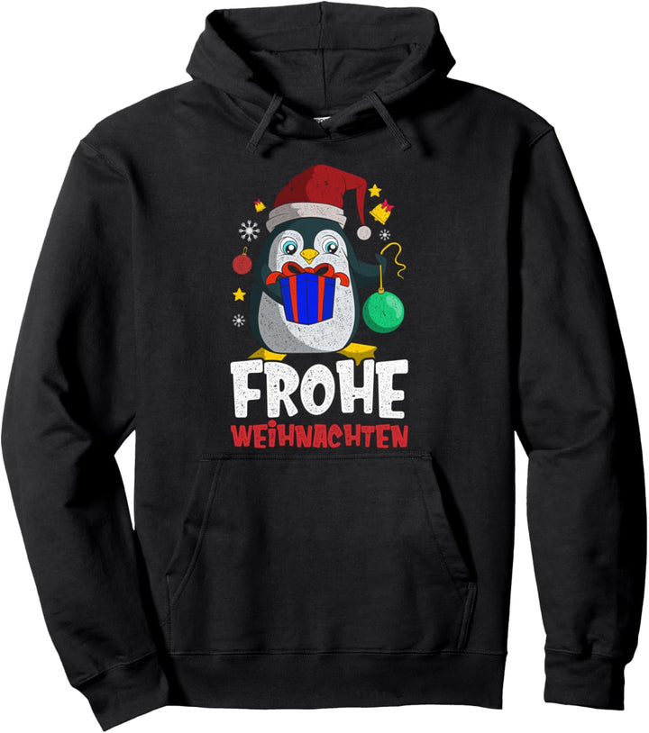 Antarktis Tier Jungen Mädchen Frohe Weihnachten Pinguin Pullover Hoodie