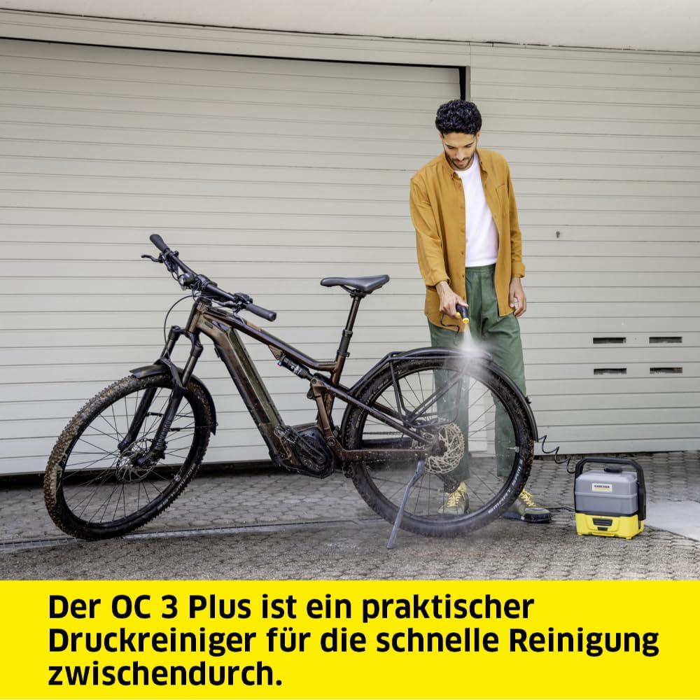 Kärcher Mobile Outdoor Cleaner OC 3 Plus (extra grosses Wassertankvolumen: 7 l, Lithium-Ionen-Akku,