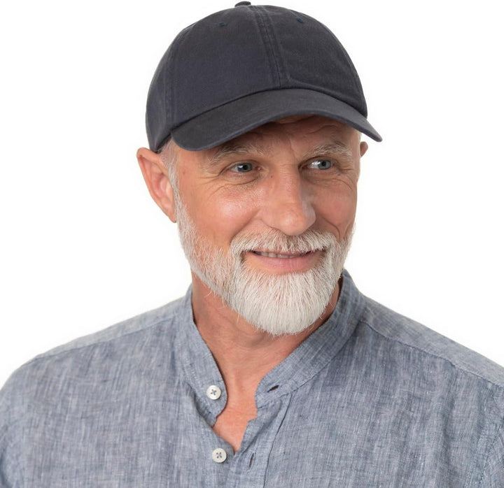 Stetson Rector Baseballcap mit UV-Schutz aus Baumwolle - Jeans (23) - One Size