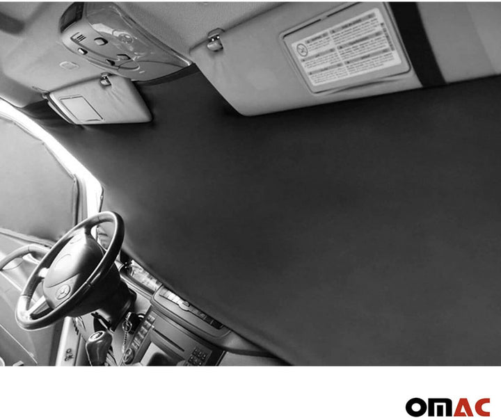 OMAC Magnetisch Vorhänge Auto kompatibel mit Ford Transit Tourneo Custom 2023-2026 Schwarz