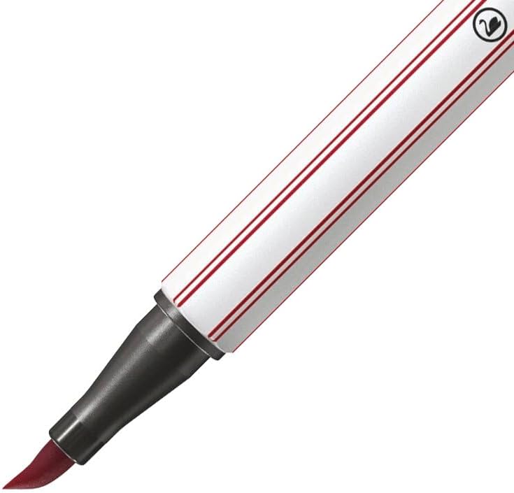 Premium-Filzstift mit Pinselspitze für variable Strichstärken - STABILO Pen 68 brush - ARTY - 30er P