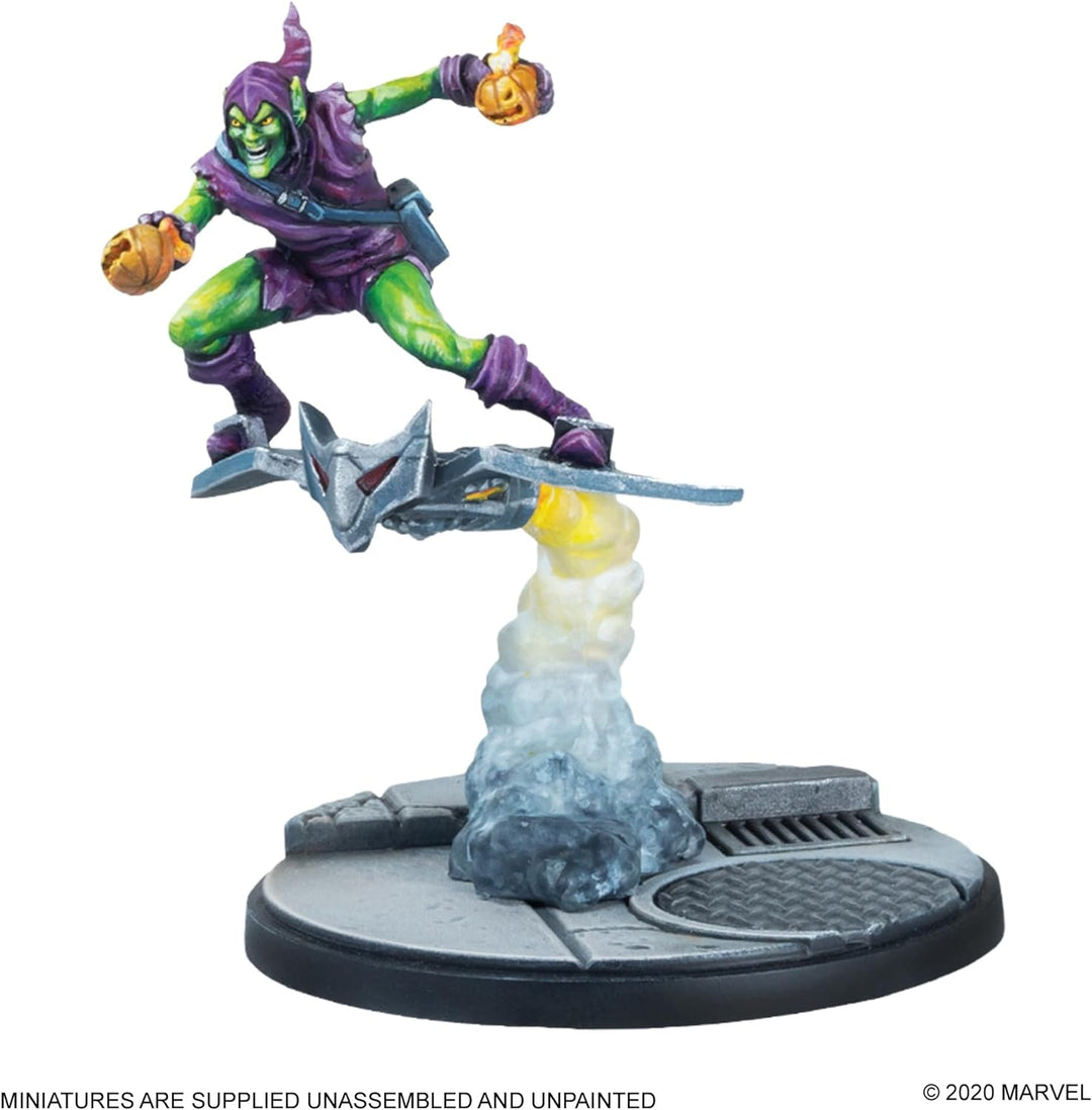 Atomic Mass Games , Marvel Crisis Protocol: Character Pack: Green Goblin, Miniatures Game, Ages 10+,
