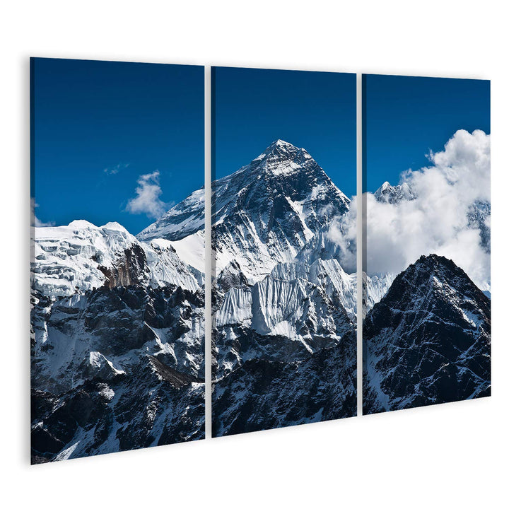 islandburner Bild auf Leinwand Mount Everest Berggipfel Top World Bilder Wandbilder Poster Leinwand