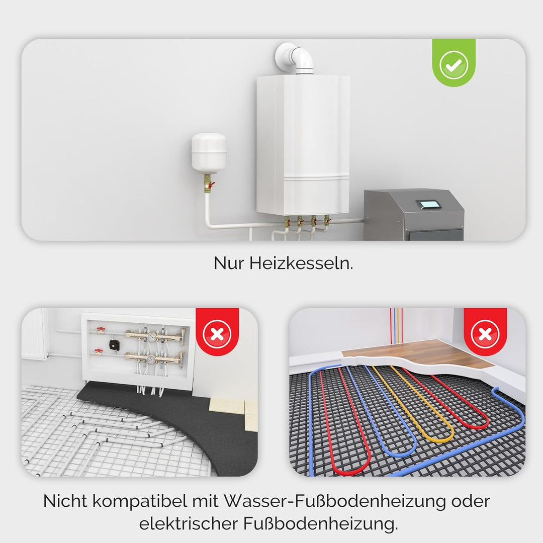 MOES Matter Smart Thermostat für Boiler, WLAN Raumthermostat Programmierbares Kompatibel mit Apple H