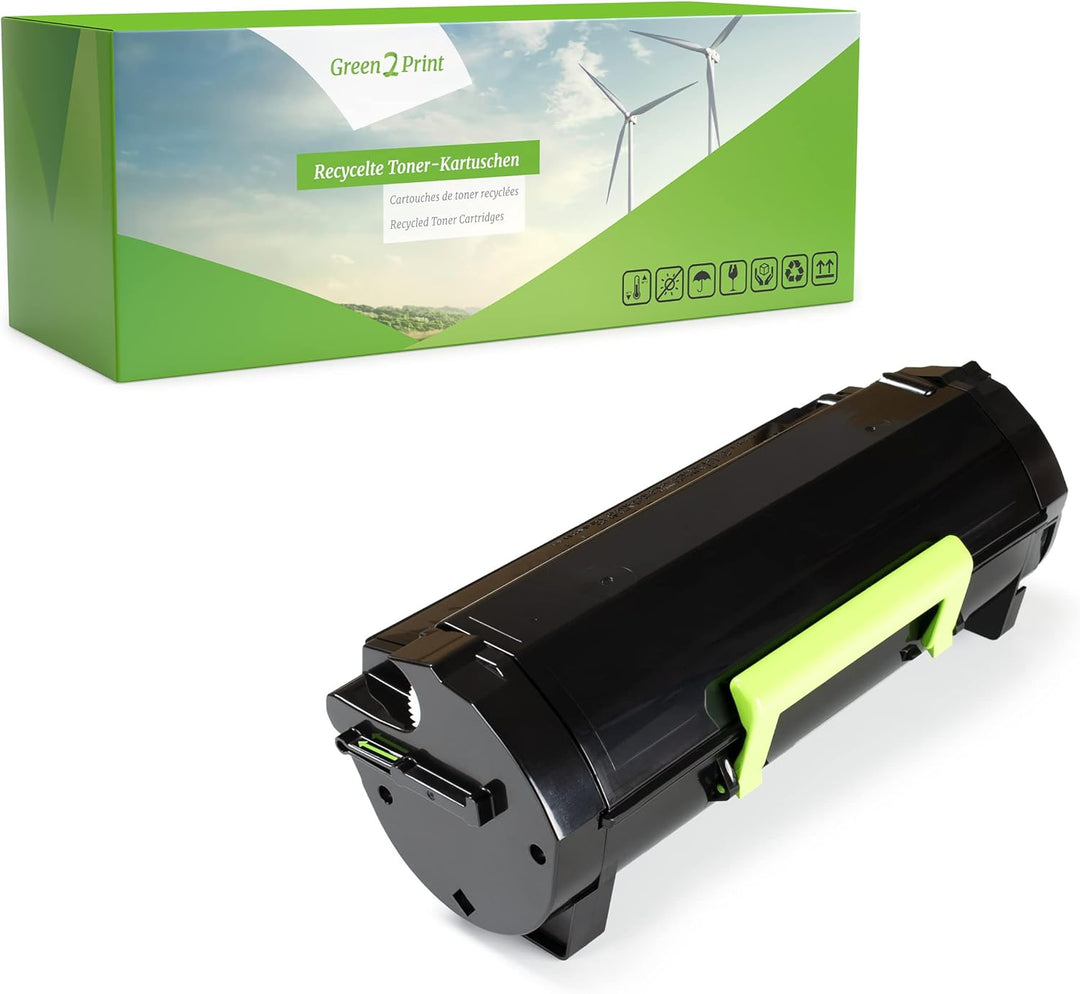 Green2Print Toner schwarz 1500 Seiten ersetzt Lexmark 50F2000, 502, 50F200E, 502E passend für Lexmar