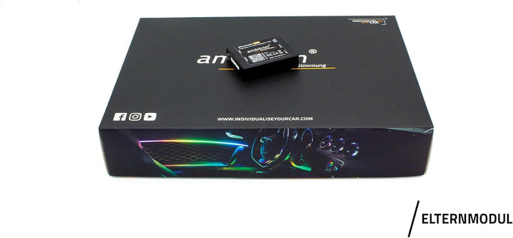 ambitrim® Digital PRO RGB RGBIC Full LED Ambientebeleuchtung | Neuheit 2023 mit 2-Zonen Steuerung &