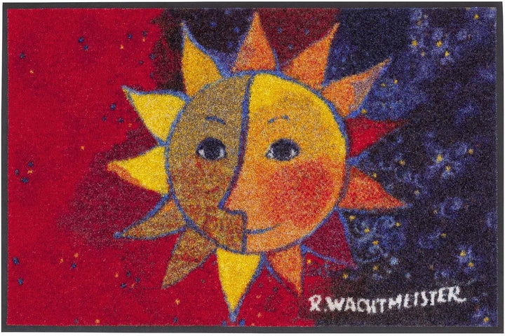 Salonloewe Rosina Wachtmeister Fussmatte Sole 50x75 cm Katzen bunt witzig Eingangs-Matte Fussabtrete