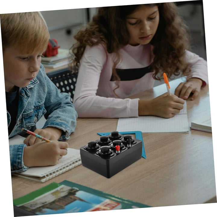 MAGICLULU Einstellbare Widerstandsbox Ohm für Oberschüler Lehrwerkzeug für Physikalische Experimente