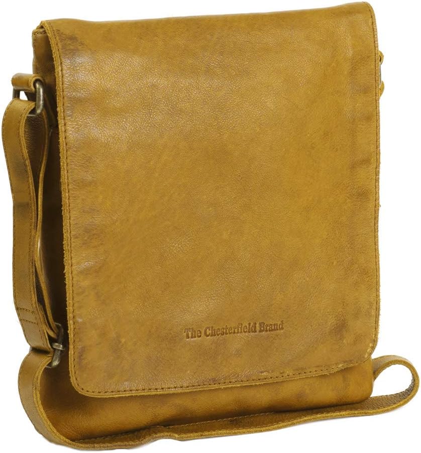 The Chesterfield Brand Leder Umhängetasche Ockergelb Cannes