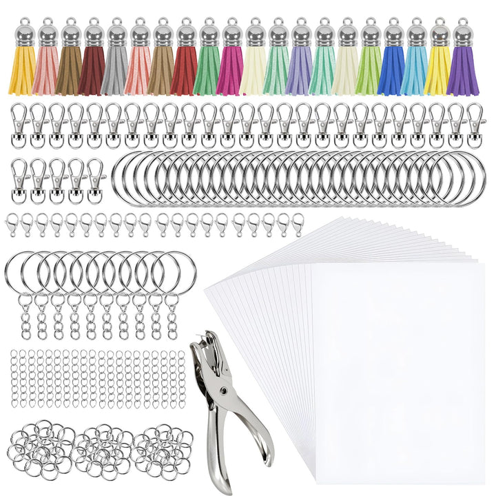 251er Set Schrumpffolie Schlüsselanhänger Mit Schrumpffolie A5 – Für DIY, Basteln Für Teenager, Schl