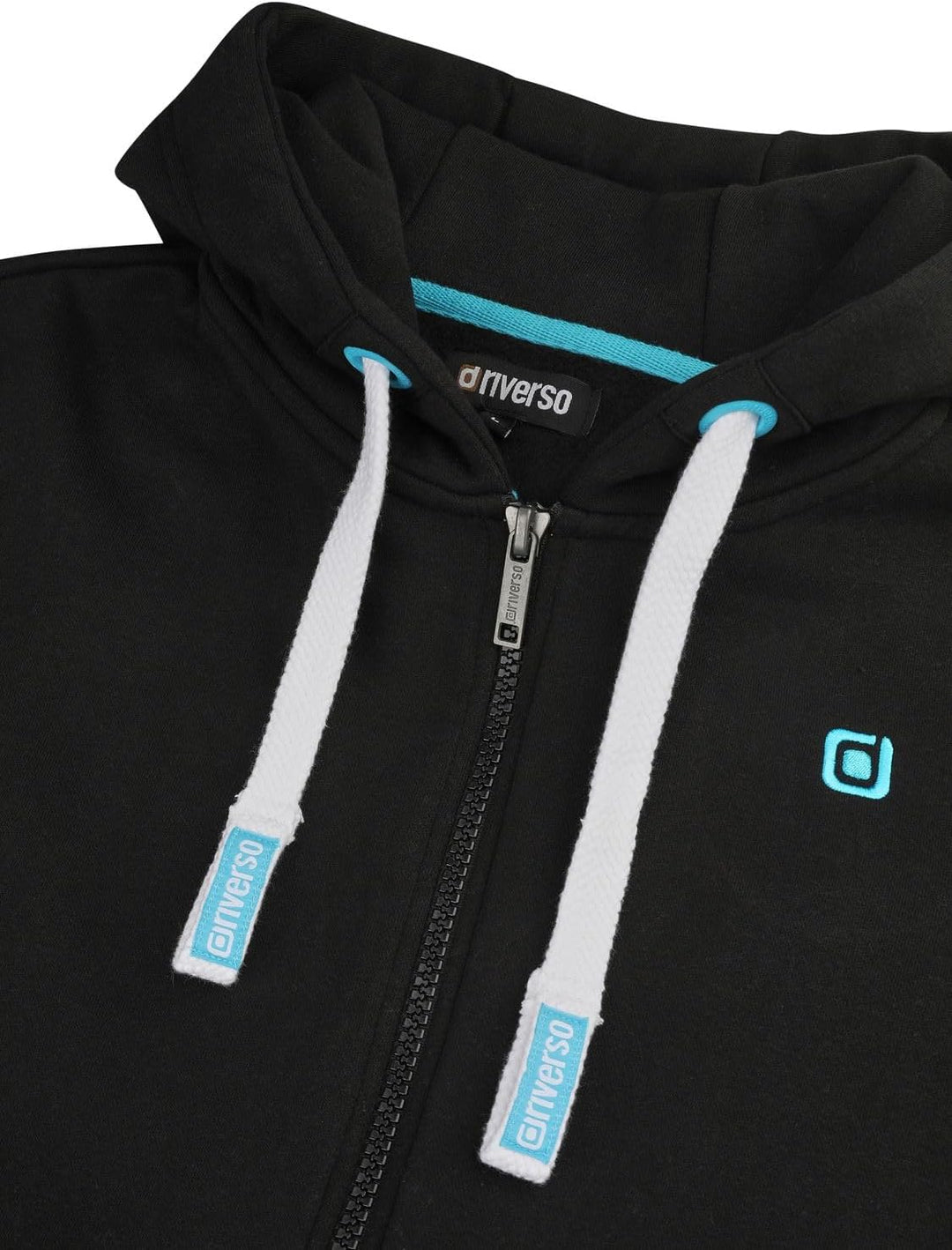 riverso Sweatjacke Herren mit Kapuze Reissverschluss Regular Fit RIVNoah Kapuzenjacke Hoodie Kapuzen