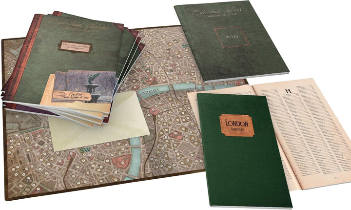 Sherlock Holmes Consulting Detective - Baker Street Irregulars Board Game - Captivating Mystery Game