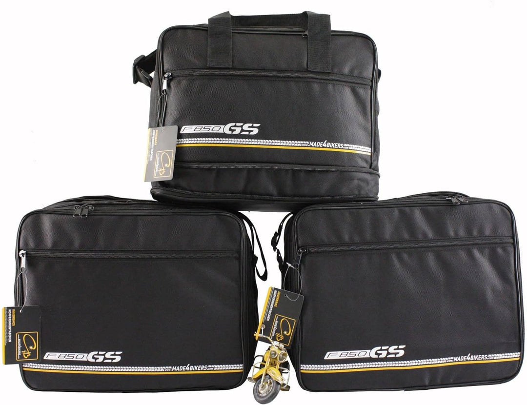 made4bikers Promotion-Bag: Komplettset Innentaschen TopCase UND Koffer passend für BMW F850GS (K81)