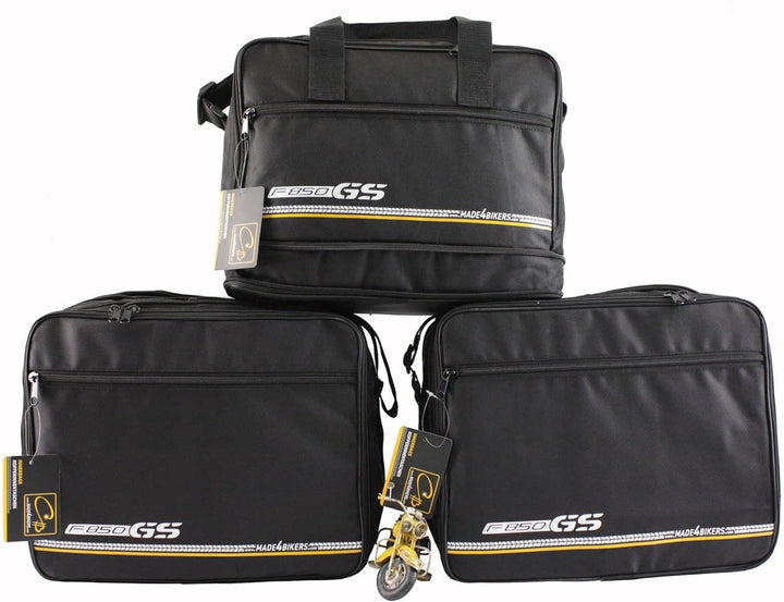 made4bikers Promotion-Bag: Komplettset Innentaschen TopCase UND Koffer passend für BMW F850GS (K81)