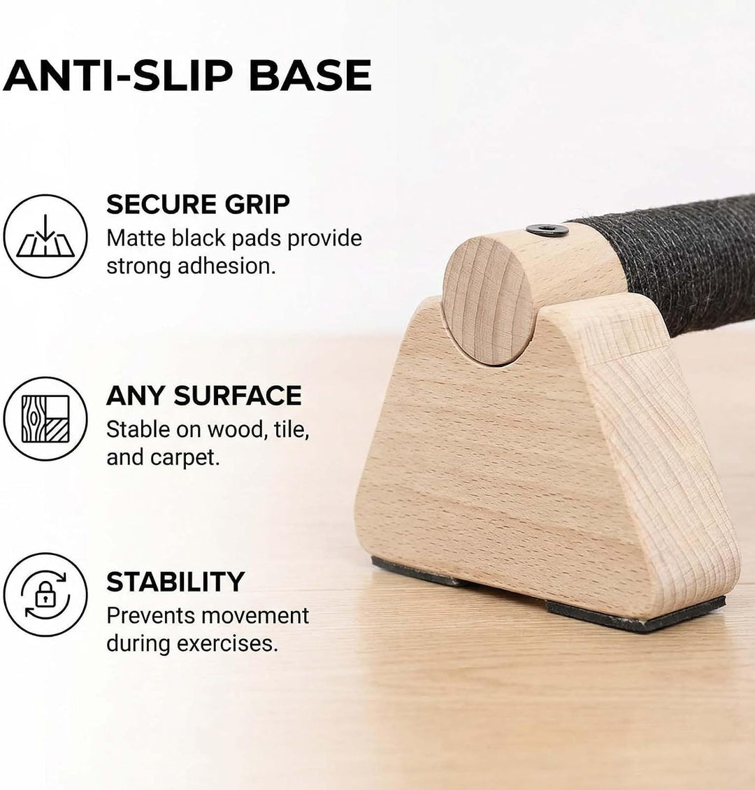 Zimoer Liegestützgriffe 2 Push Up Bars, Ergonomische Parallettes &amp; Liegestütze Ständer mit Tasche, E