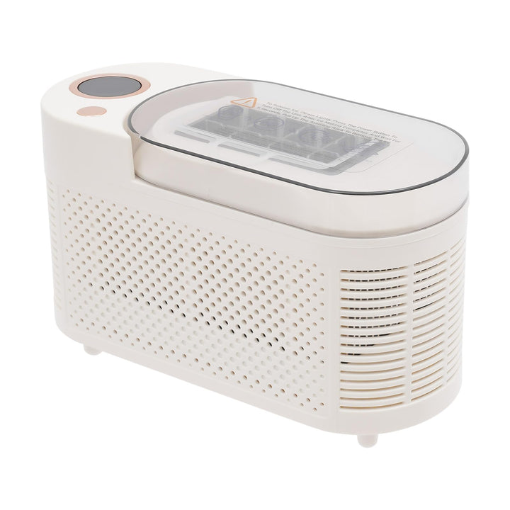 Tragbarer Mini Eisbereiter, kleiner 12V Tisch Eisbereiter, 8 Würfel in 10-15 Minuten, 21.6 * 9.3 * 1