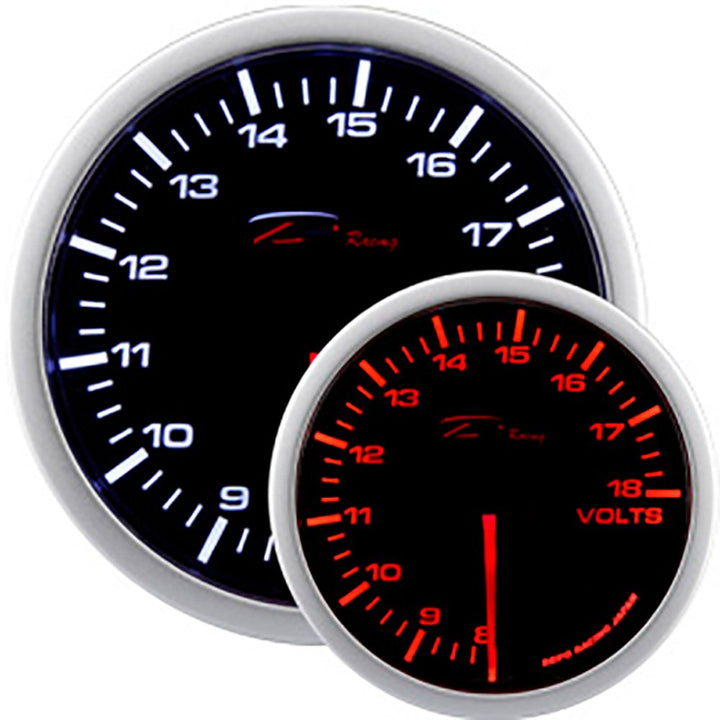 Depo Racing WA-Series Instrument - Volt 8-18V - 52mm
