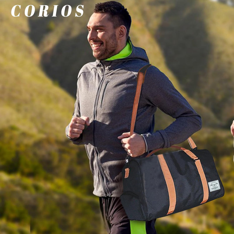 CORIOS Reisetaschen Duffle Bag für Herren/Damen Sporttasche Weekender Übernachtung Tasche Schwimmtas