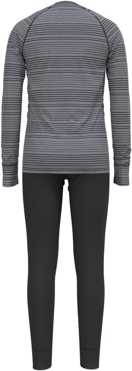 Odlo Active Warm ECO Baselayer Black - Grey Melange 104, Black - Grey Melange 104