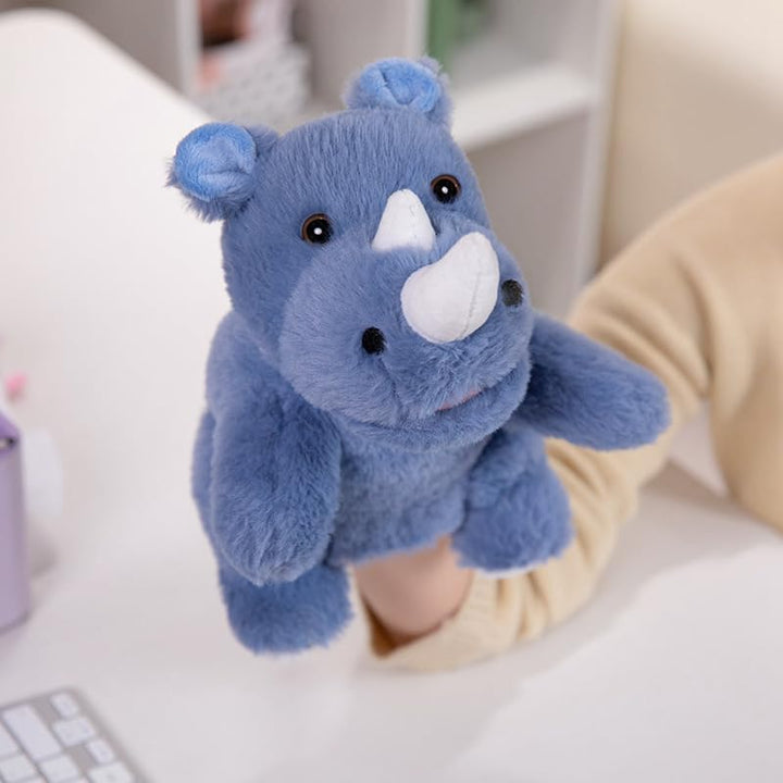 2024 Tierhandpuppen für Kinder,Kleinkind enthält Wolf,Tiger,Löwe,AFFE und bewegliche offene Münder,p