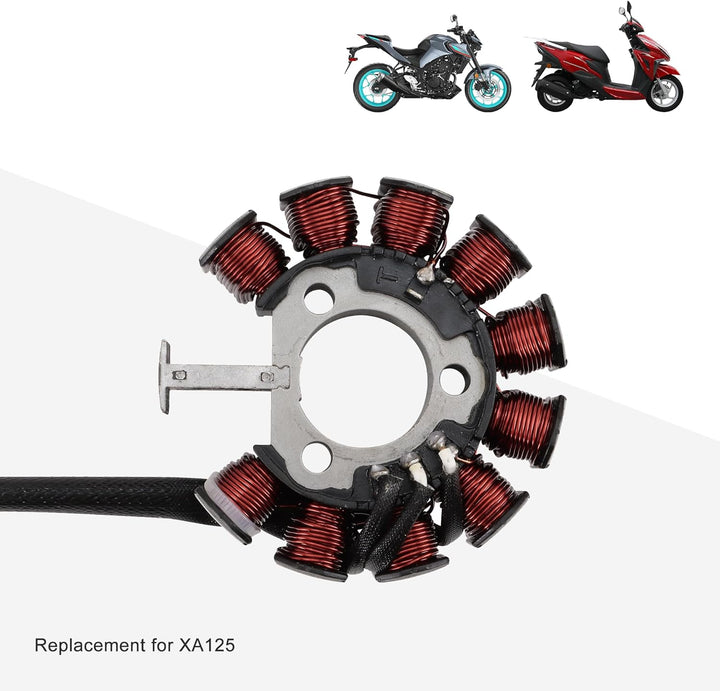 GOOFIT 18 Spule Motorrad Magneto Stator Spule Zündgenerator Motor Zubehör Ersatz für XA125