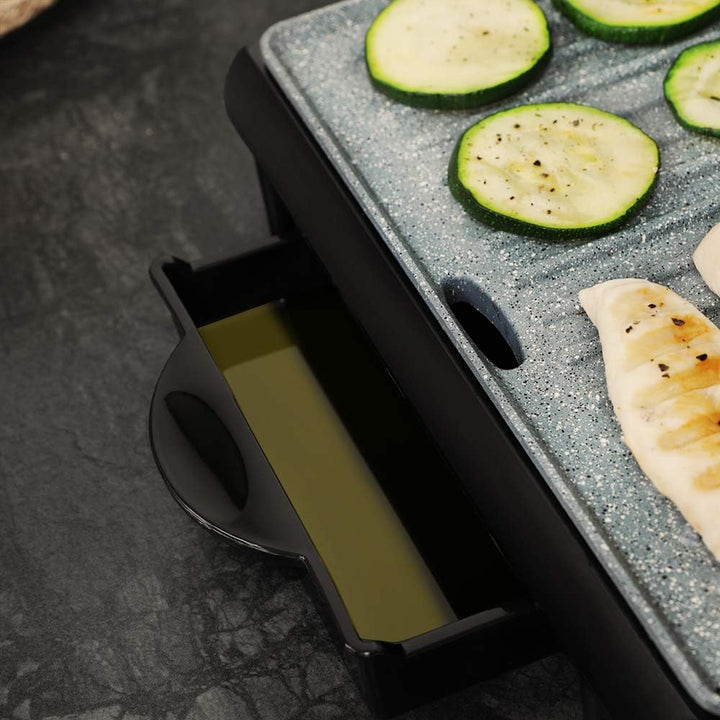 Cecotec Elektrischer Kontaktgrill und Sandwichmaker Rock'nGrill Rapid. 1500 W, Grillfläche 24,5 x 17