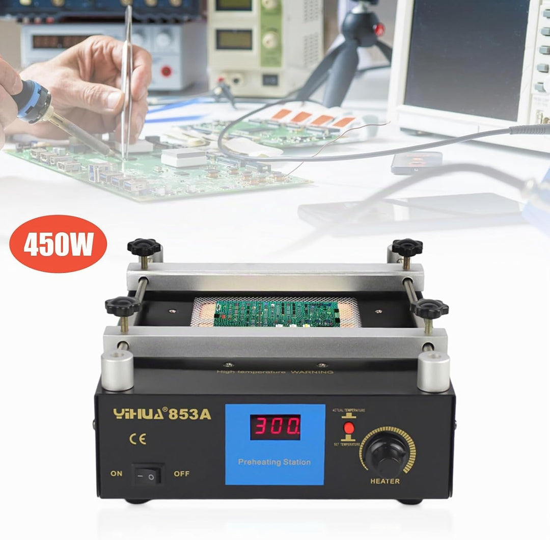 853A Preheating Station Platinen VorwäRmen LöTstation PCD Preheater BGA SMD Infrarot Rework Elektron