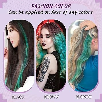 RUNATURE Extension Echthaar Bondings Teal 35cm Keratin Bonding Extensions Echthaar Unsichtbar Haarve