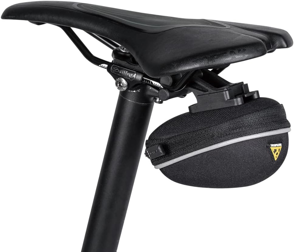 Topeak Satteltasche Pro Pack, w/Fixer F25, Black Micro (XS) (12.5 x 9 x 8.5 cm, 0.3 L) Schwarz, Micr