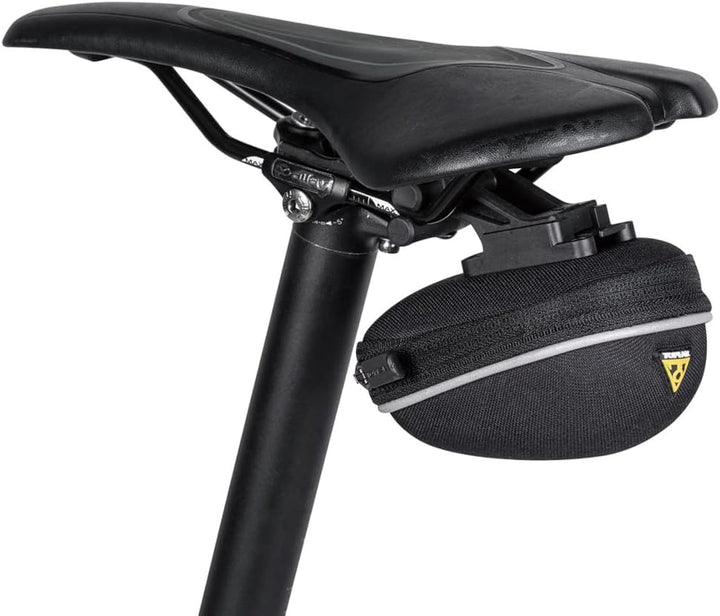 Topeak Satteltasche Pro Pack, w/Fixer F25, Black Micro (XS) (12.5 x 9 x 8.5 cm, 0.3 L) Schwarz, Micr