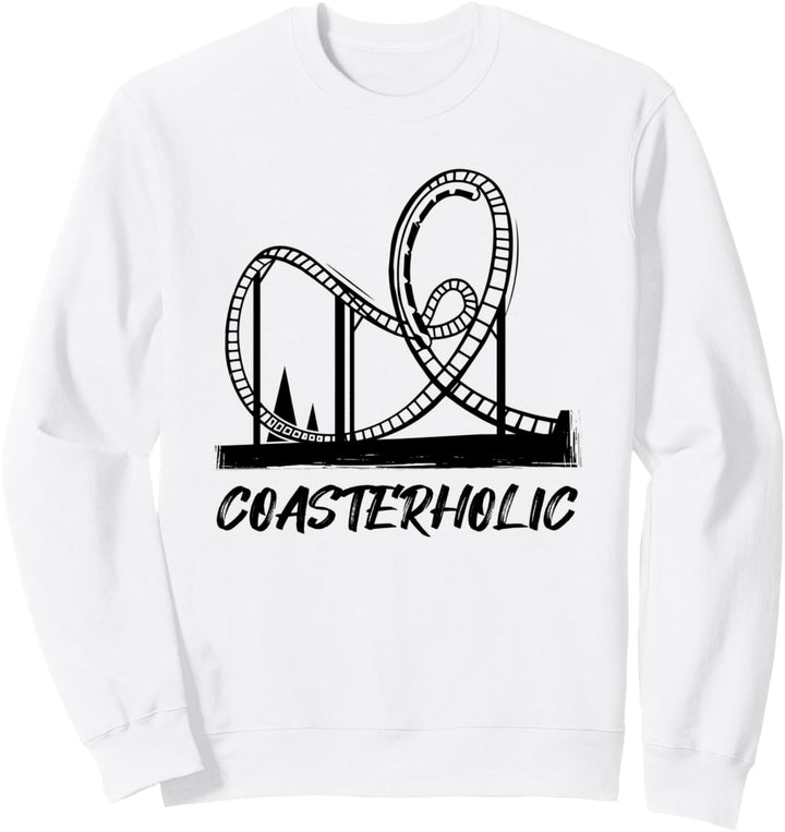 Coasterholic Freizeitpark Achterbahn Sweatshirt