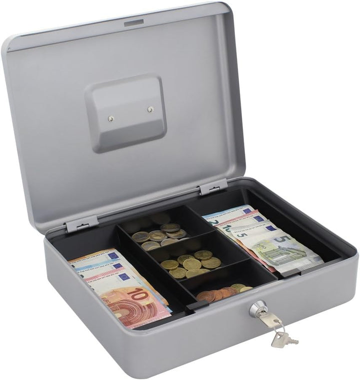 Rottner Geldkassette HomeStar Cash 4-silber-(BxH) 300x90 mm