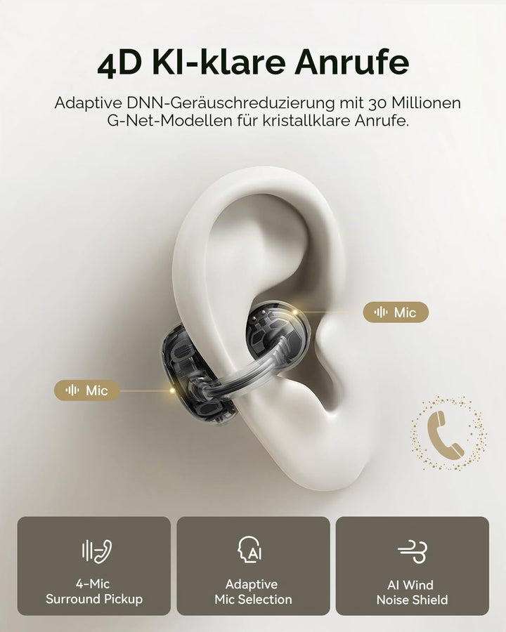 Bowie MC1 Pro Open-Ear TWS Stellar White MC1 Pro Stellar White, MC1 Pro Stellar White