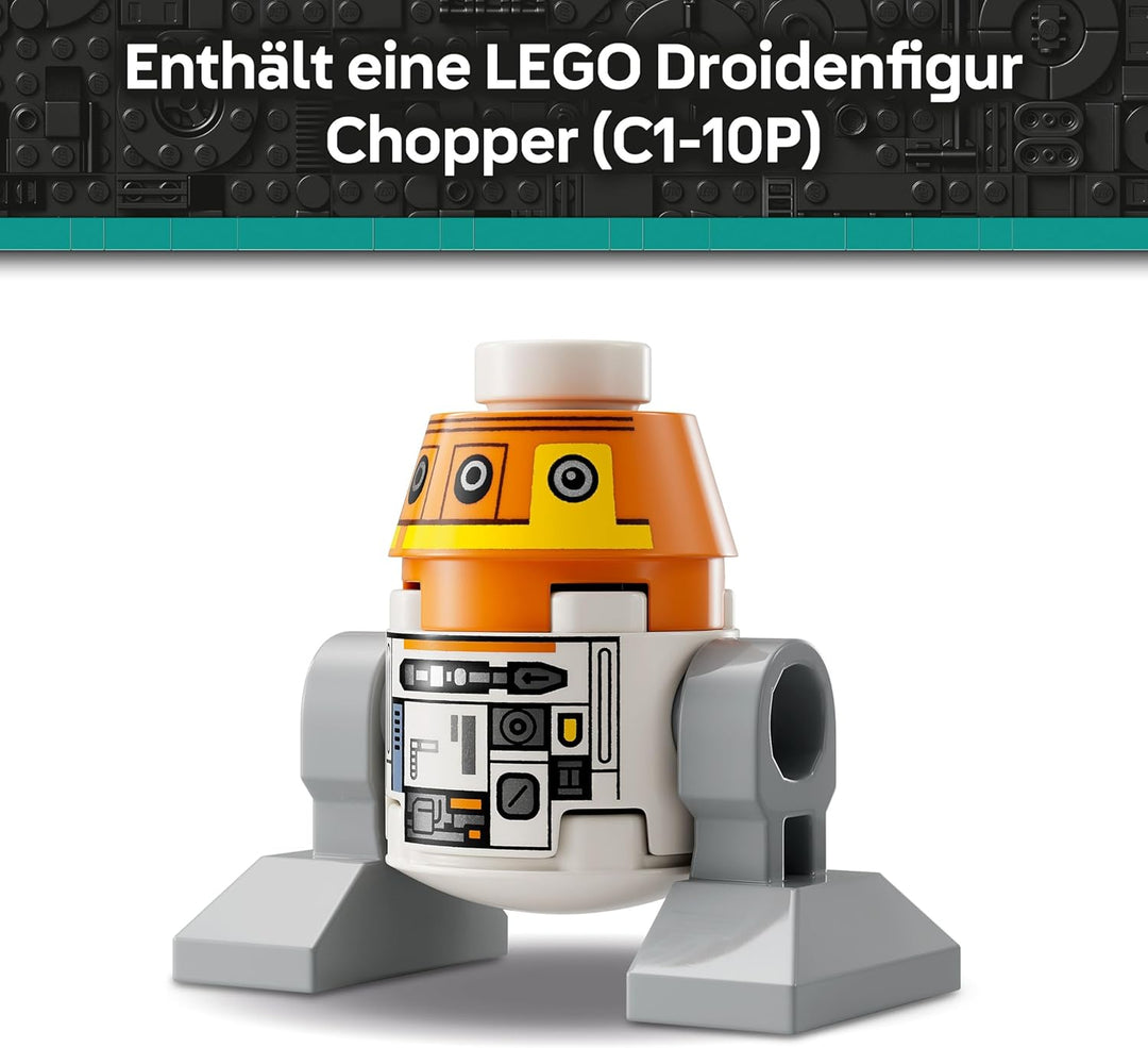 LEGO Star Wars 75416 Ahsoka Astromech-Droide Chopper (C1-10P) Figur - Spielzeug mit beweglichem Kopf