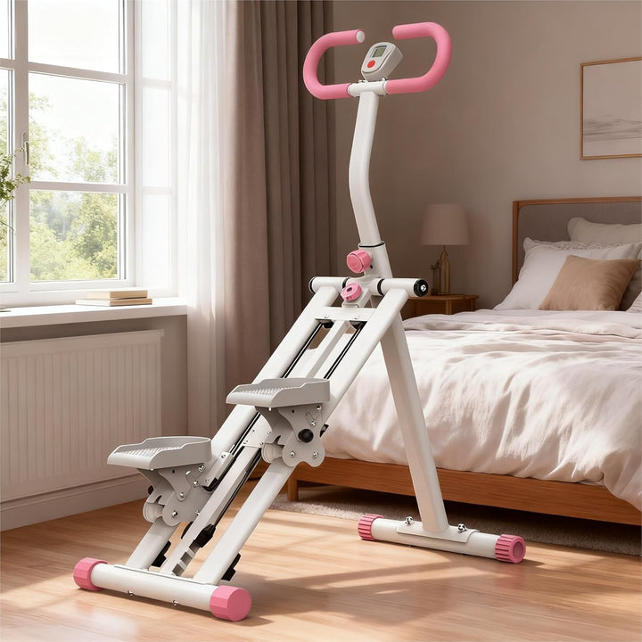 Stair Stepper Pro 2025, Treppenmeister für Zuhause mit 3 Stufen Widerstand, Foldbares Vertical Climb
