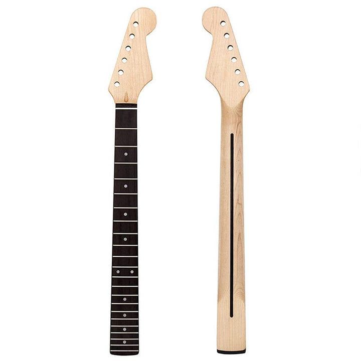 BTSEURY Gitarrenhals mit 22 Bünden, Holzgriffbrett, Palisander-Griffbrett, E-Gitarren-Ersatz