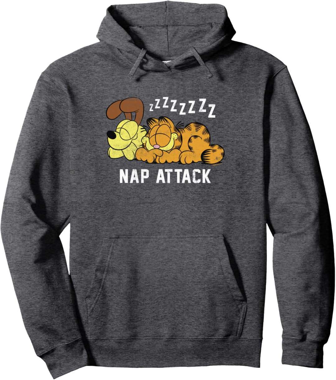 Garfield Odie Garfield Nap Attack Zzzz Pullover Hoodie