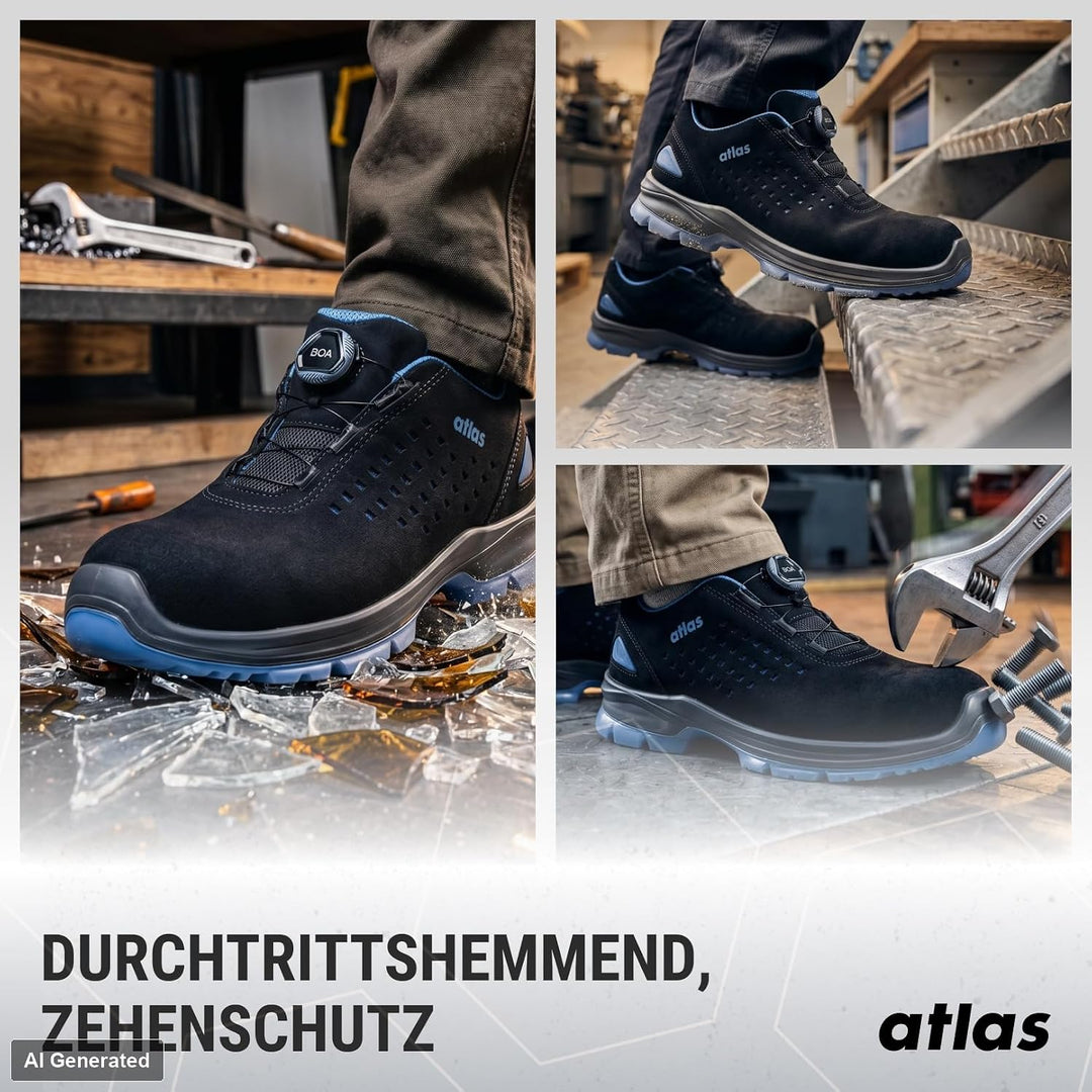 ATLAS 01 622001P37 DIY 40 EU Schwarz Blau, 40 EU Schwarz Blau