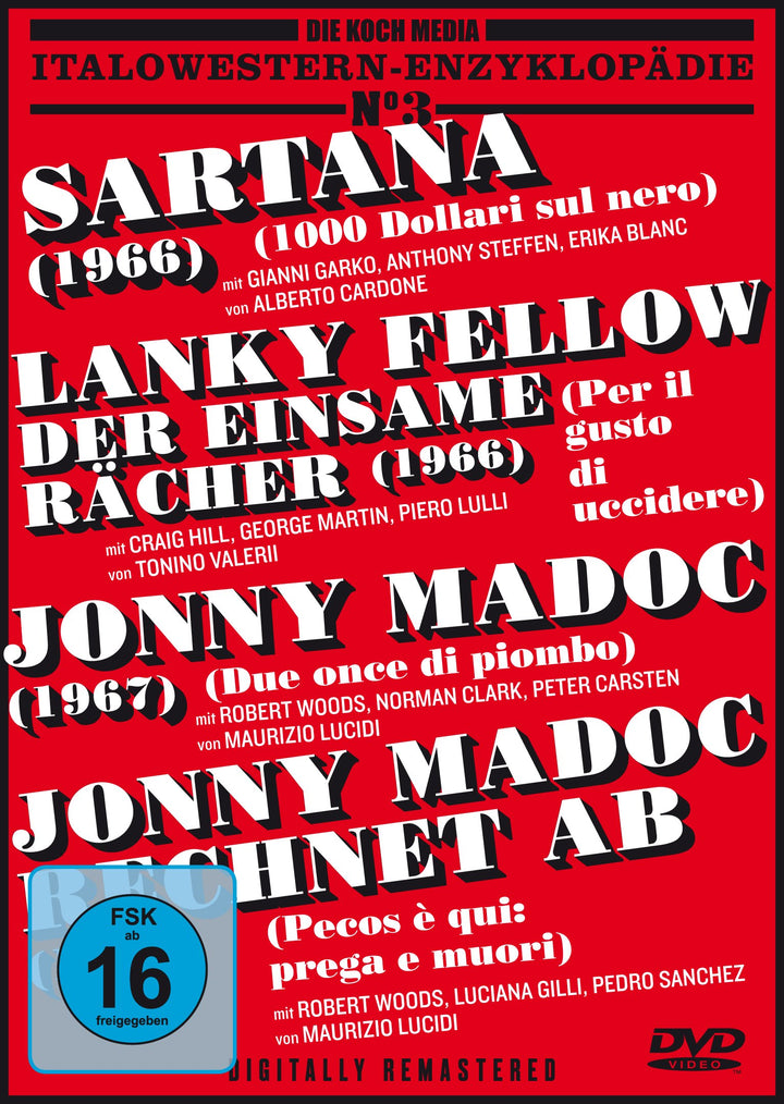 Italowestern - Enzyklopädie 3 [4 DVDs], DVD