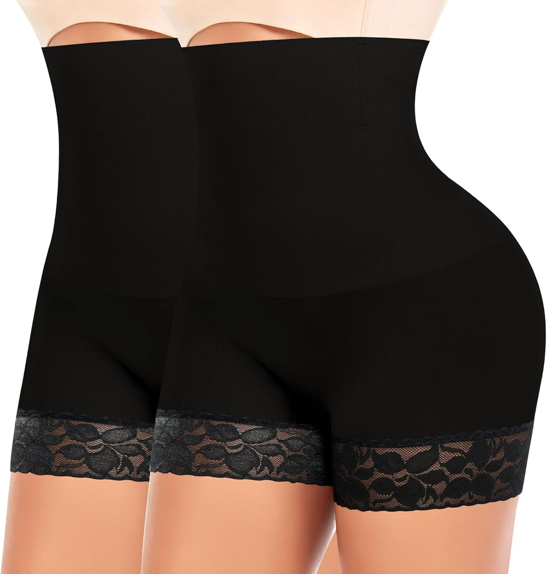 YARRCO Bauchweg Unterhose Damen Shapewear Nahtlose Miederhhose Hohe Taille Kurze Miederpants Body Sh