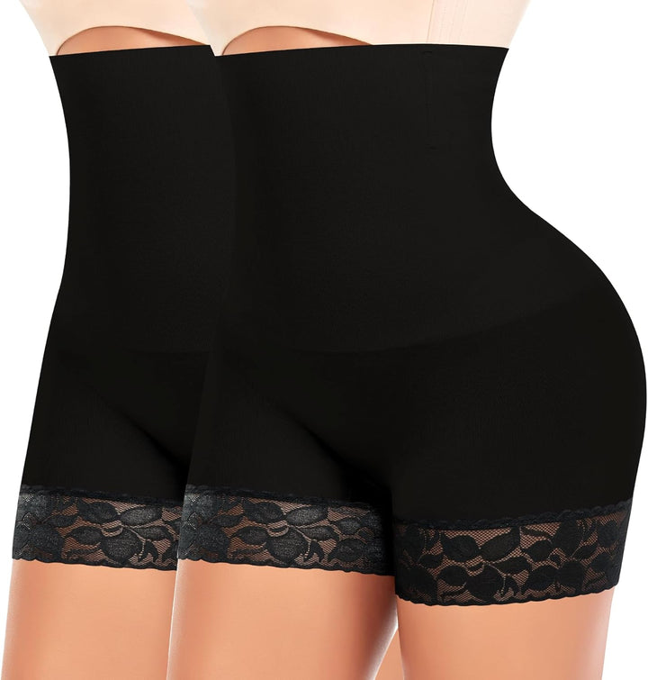 YARRCO Bauchweg Unterhose Damen Shapewear Nahtlose Miederhhose Hohe Taille Kurze Miederpants Body Sh