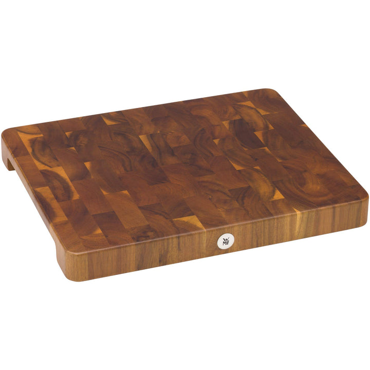WMF Schneidebrett XL 40 x 32 x 4 cm, Holz, Akazienholz, klingenschonend, grosse Arbeitsfläche, Stirn