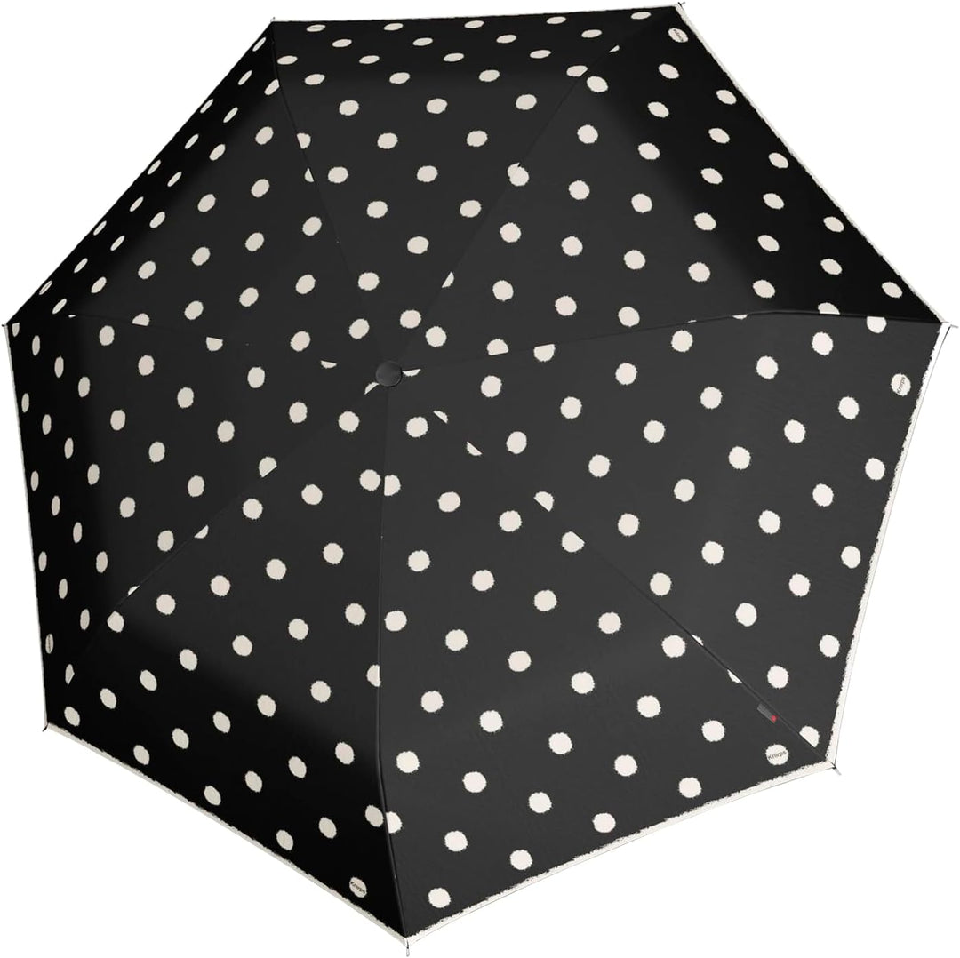 Knirps T.020 Taschenschirm 19,5 cm, Dot Art Black, one size one size Dot Art Black, one size Dot Art