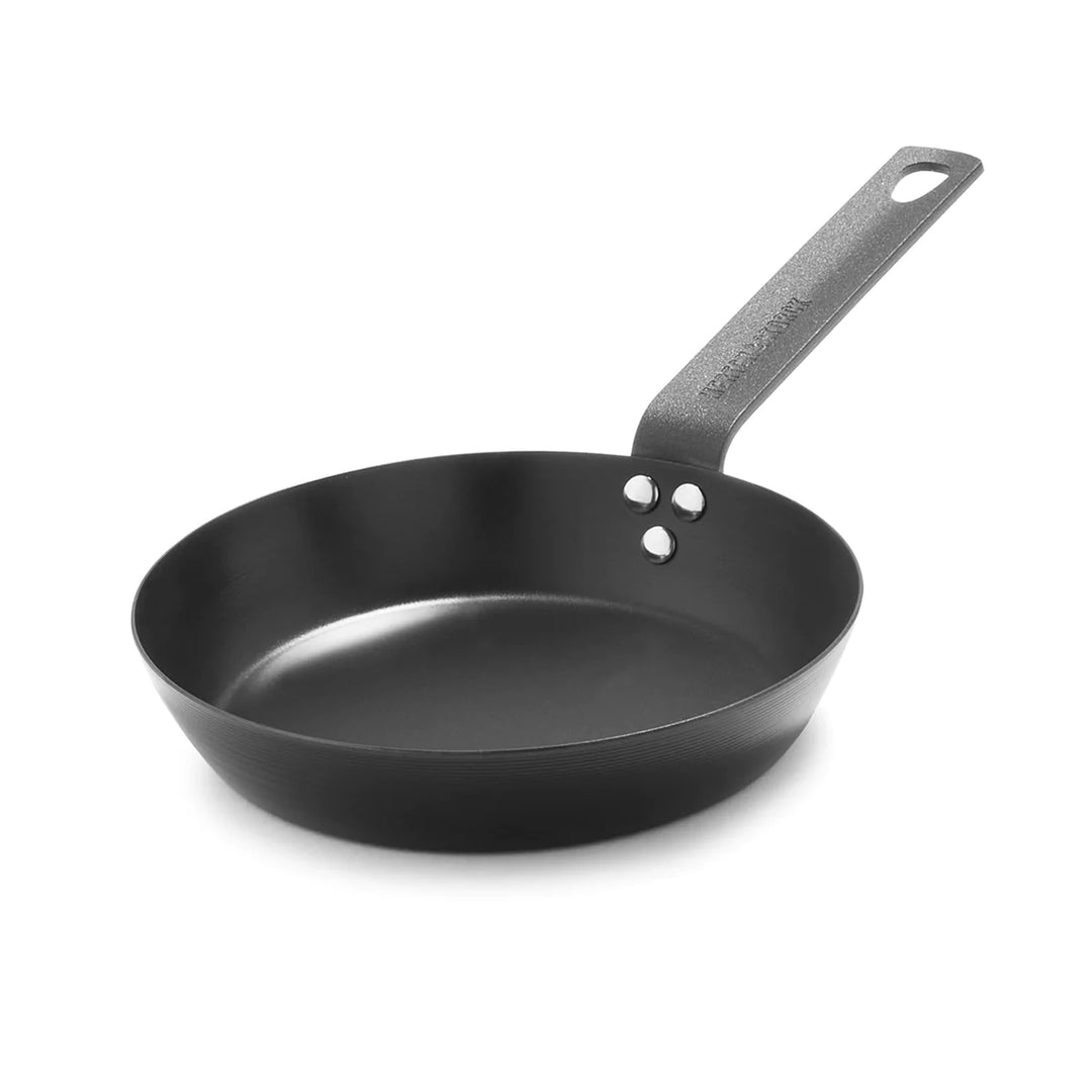 Merten &amp; Storck Vorgewürzt Induktions Bratpfanne 20cm aus Kohlenstoffstahl, Antihaftbeschichtung mit