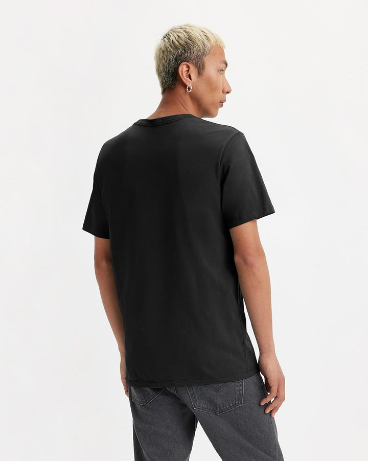 Levi's Herren Ss Original Housemark Tee T-Shirt XL Stonewashed Black, XL Stonewashed Black